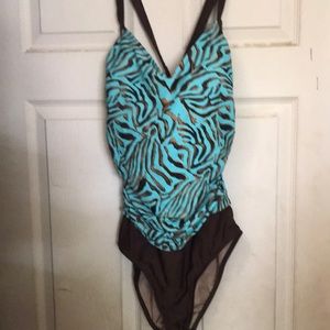 Green and brown Swimsuit